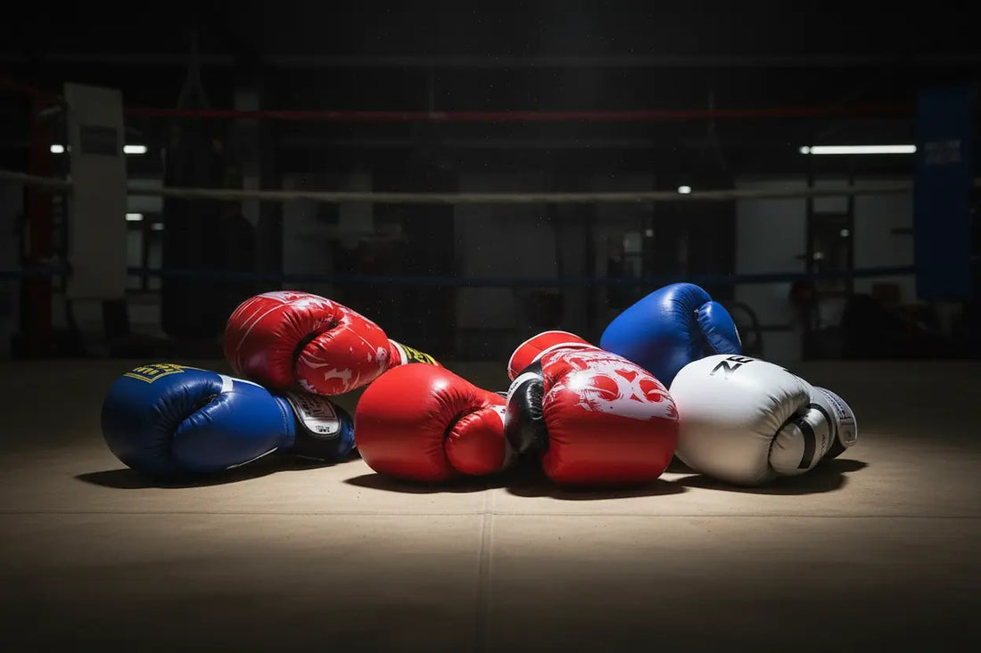 Auswahl von Boxhandschuhen – verschiedene MMABOX-Modelle