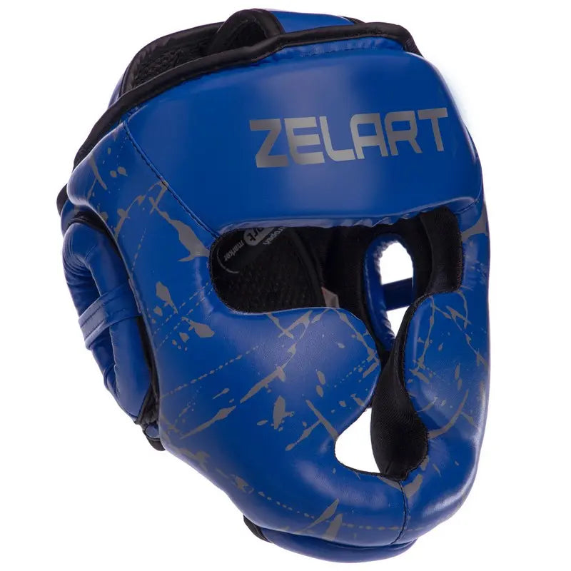 Boxerská prilba Zelart AO-0394 modrá