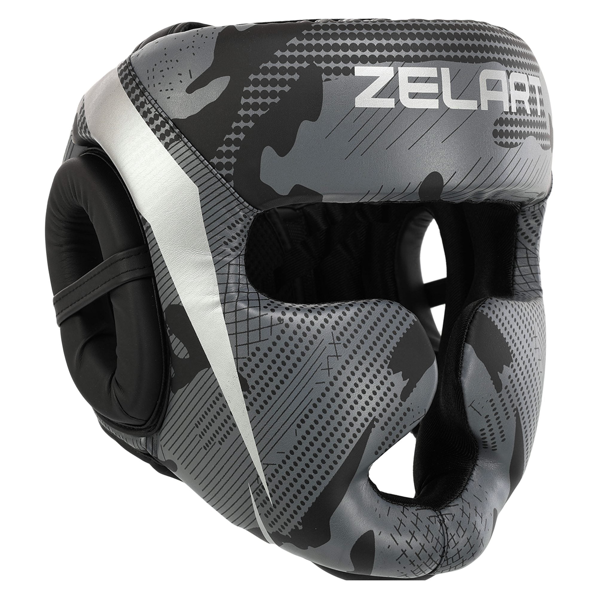 Boxing headgear ZeArt AO-2530 gray