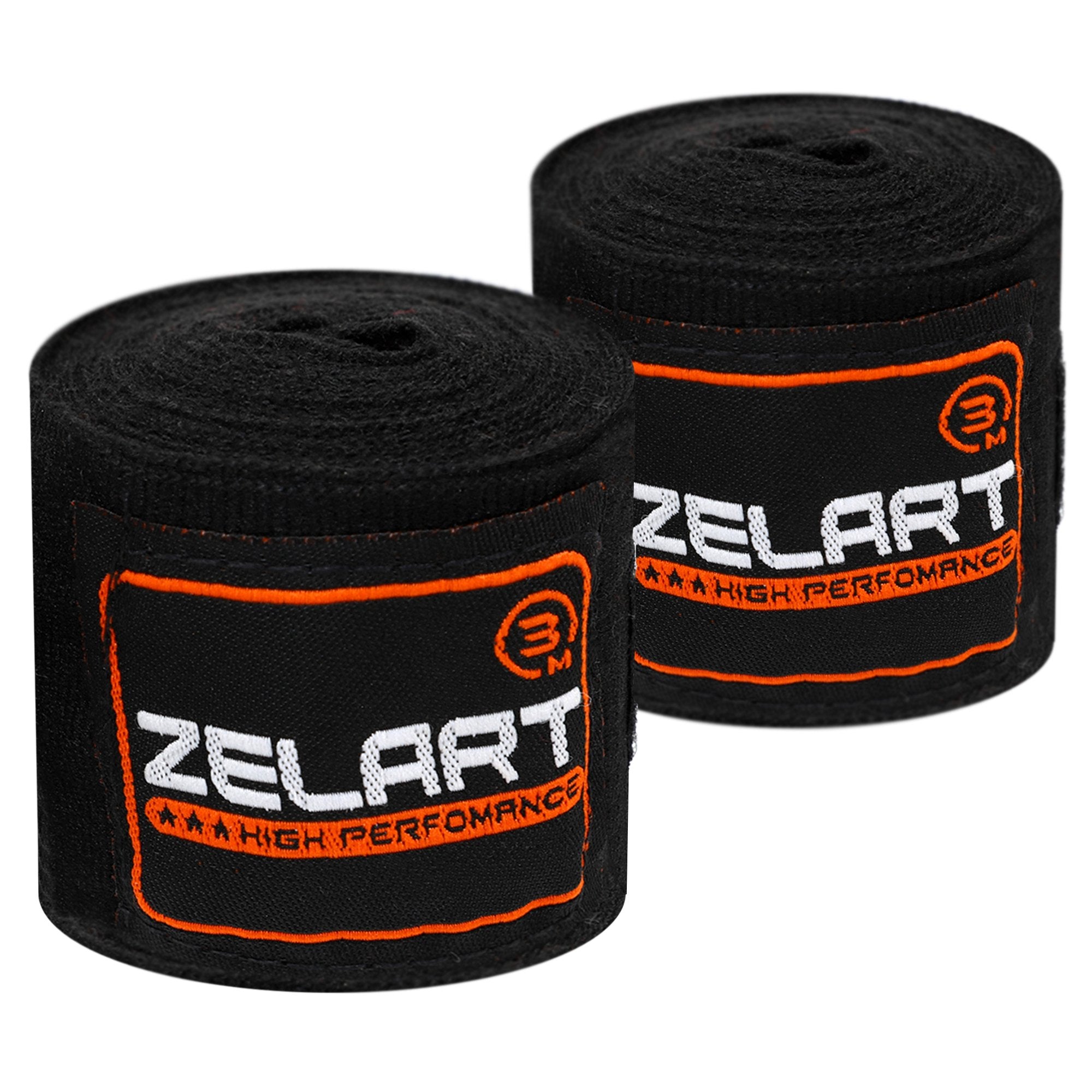 Boxing bandages ZeArt AO-3729 3m. black