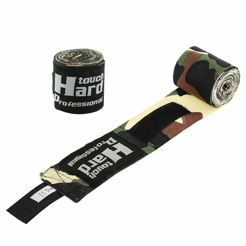 Boxbandagen Hard Touch Army AO-4431 3m Grün