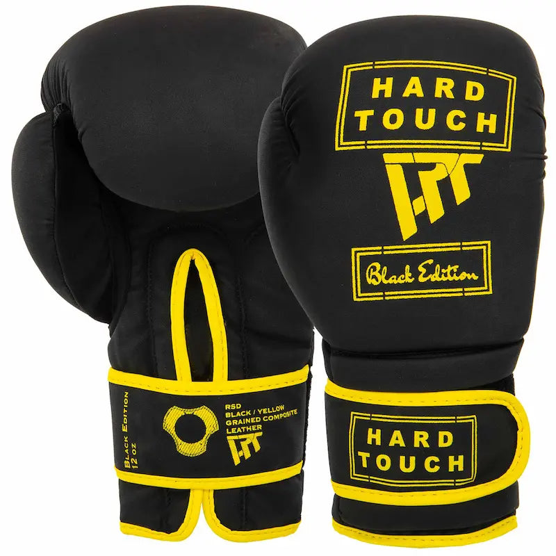 Boxhandschuhe Hard Touch AO-4658 Schwarz-Gelb