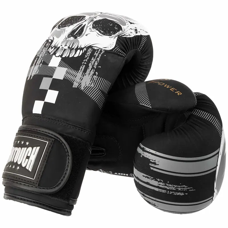 Boxhandschuhe Hard Touch Skull AO-5230 Schwarz (10-14 oz)