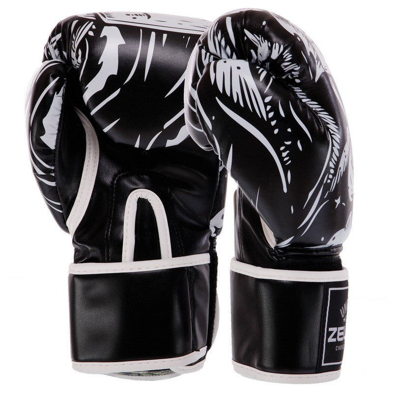 Boxerské rukavice ZeArt AO-5493 Skull čierna