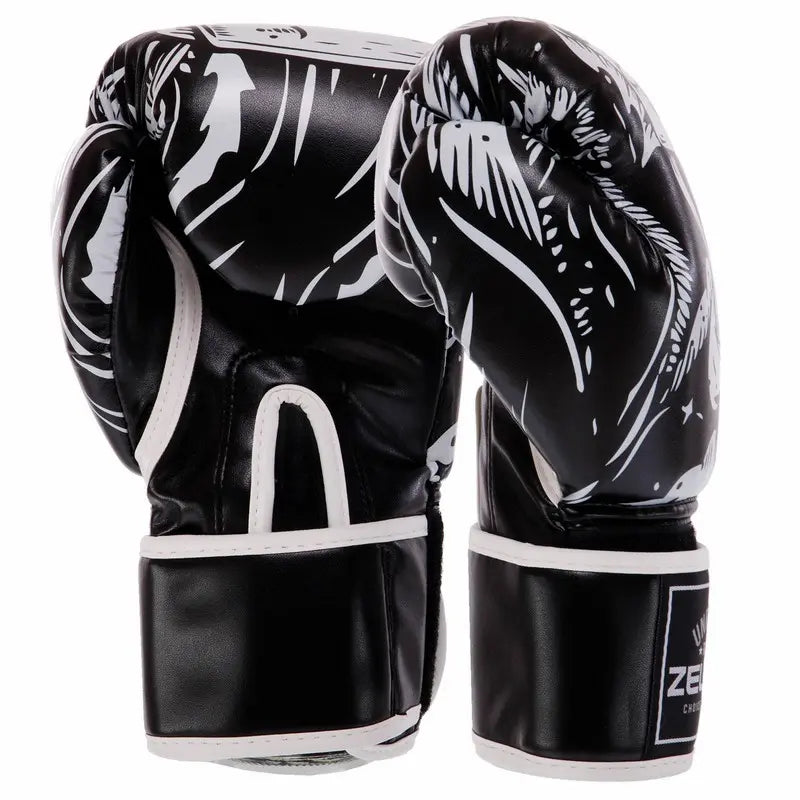 Boxhandschuhe Zelart AO-5493 Skull Schwarz