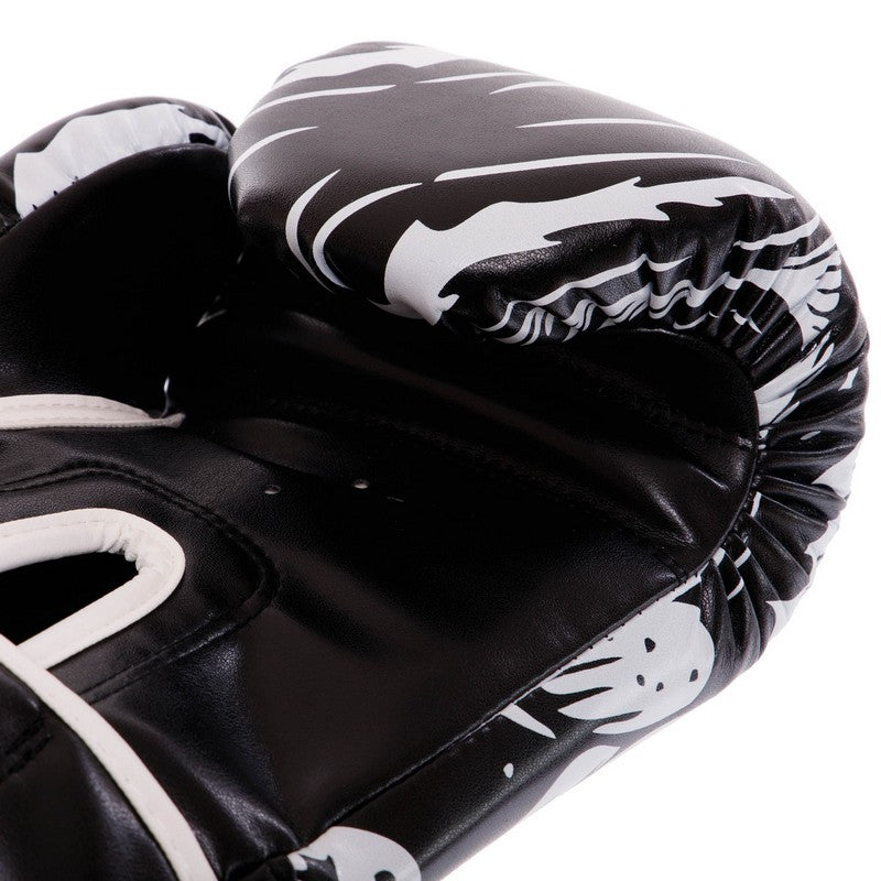 Boxerské rukavice ZeArt AO-5493 Skull čierna
