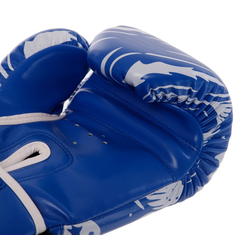 Boxerské rukavice ZeArt AO-5493 Skull modrá (8-12 oz)