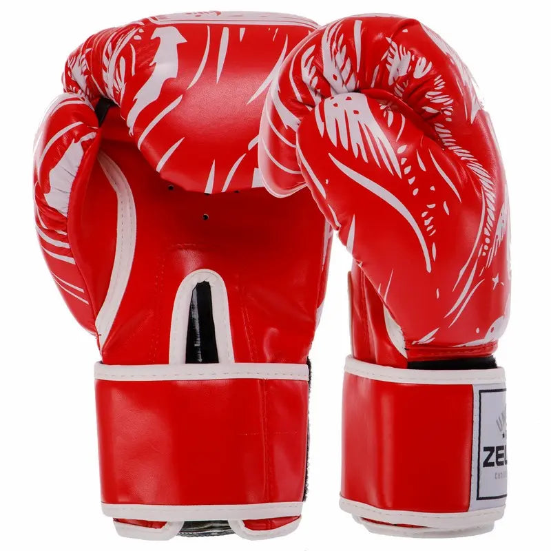 Boxhandschuhe Zelart AO-5493 Skull Rot (8-12 oz)