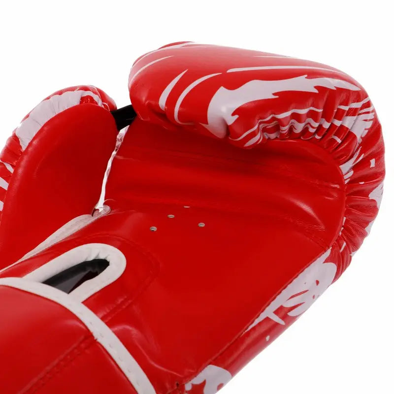 Boxhandschuhe Zelart AO-5493 Skull Rot (8-12 oz)