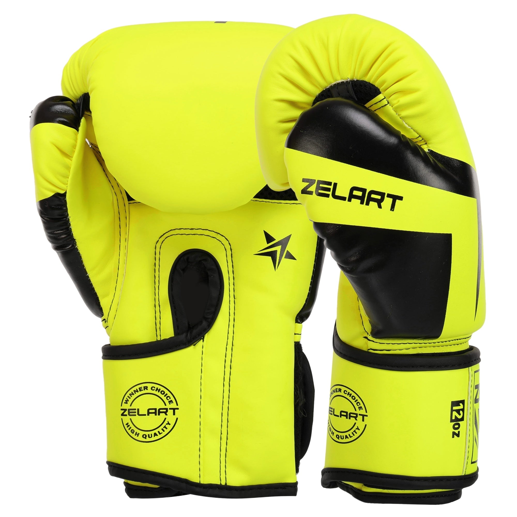 Boxerské rukavice Zelart AO-5698 zelená (6-14 oz)