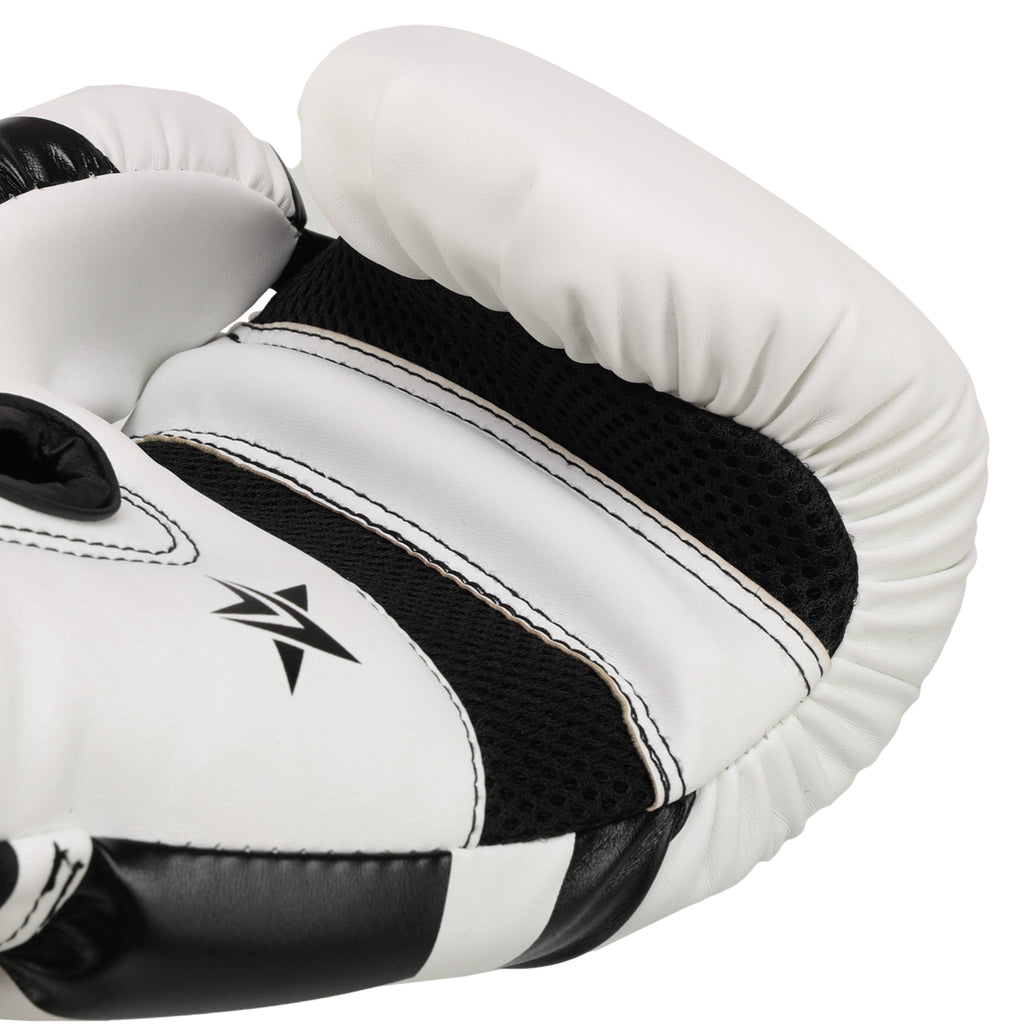Boxerské rukavice Zelart AO-5698 biela (6-14 oz)