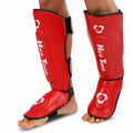 Beinschoner Hard Touch AO-7380 Rot Muay Thai