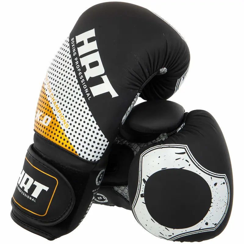 Boxhandschuhe Hard Touch AO-8469 Schwarz-Gelb