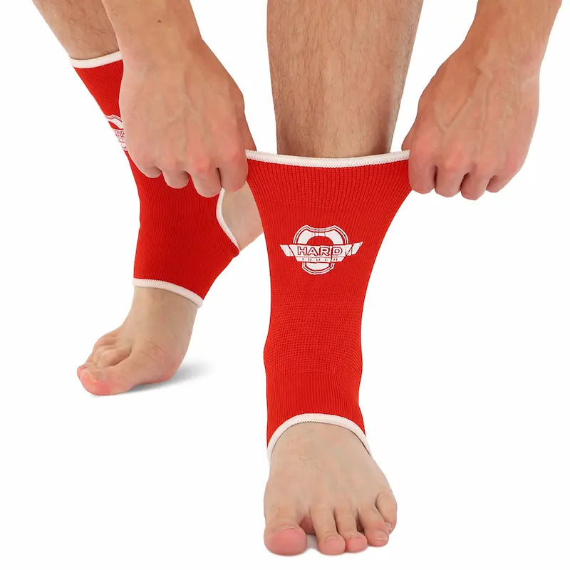 Knöchelbandage MMA Kickbox Hard Touch BO-8889 Rot