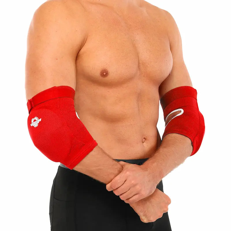 Elbow guards Muay Thai MMA Hard Touch BO-8896 red