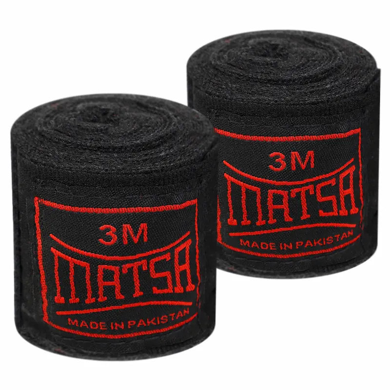 Boxbandagen Matsa LA-0031 3m Schwarz