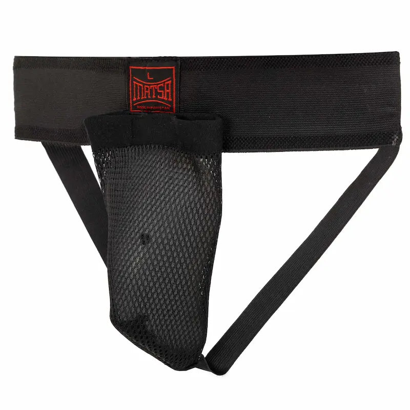 MMA Suspenzor Tiefschutz Matsa LA-4521 Schwarz boxing
