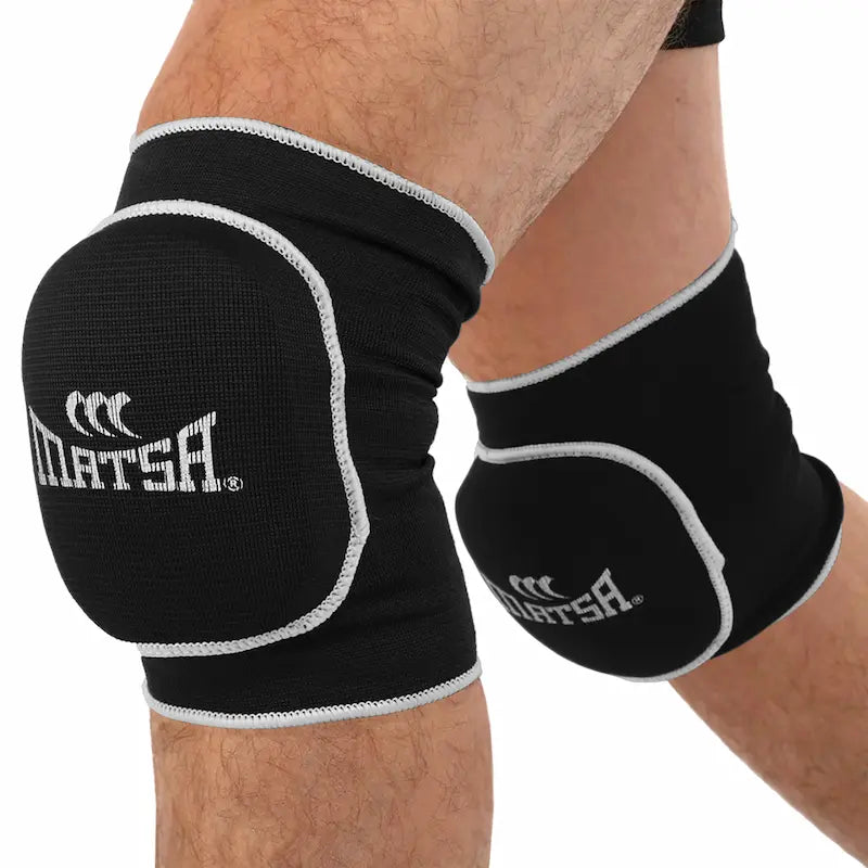 Chrániče kolien MMA, Thaibox, Kickbox Matsa LA-7754 čierna