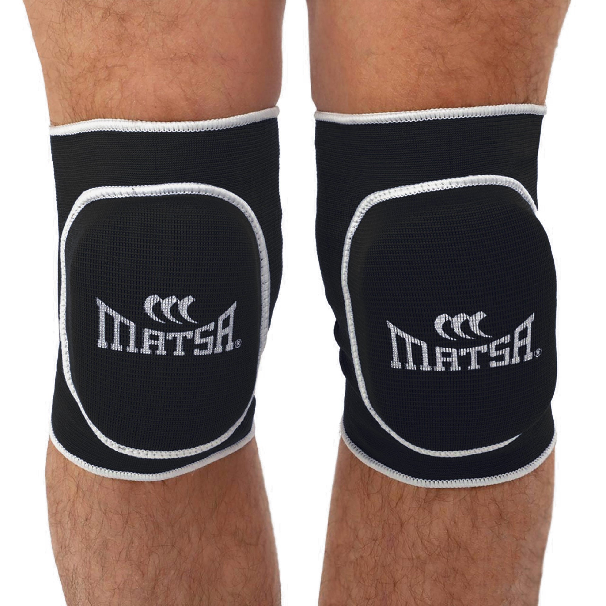 Knieschützer MMA, Thaibox, Kickbox Matsa LA-7754 schwarz