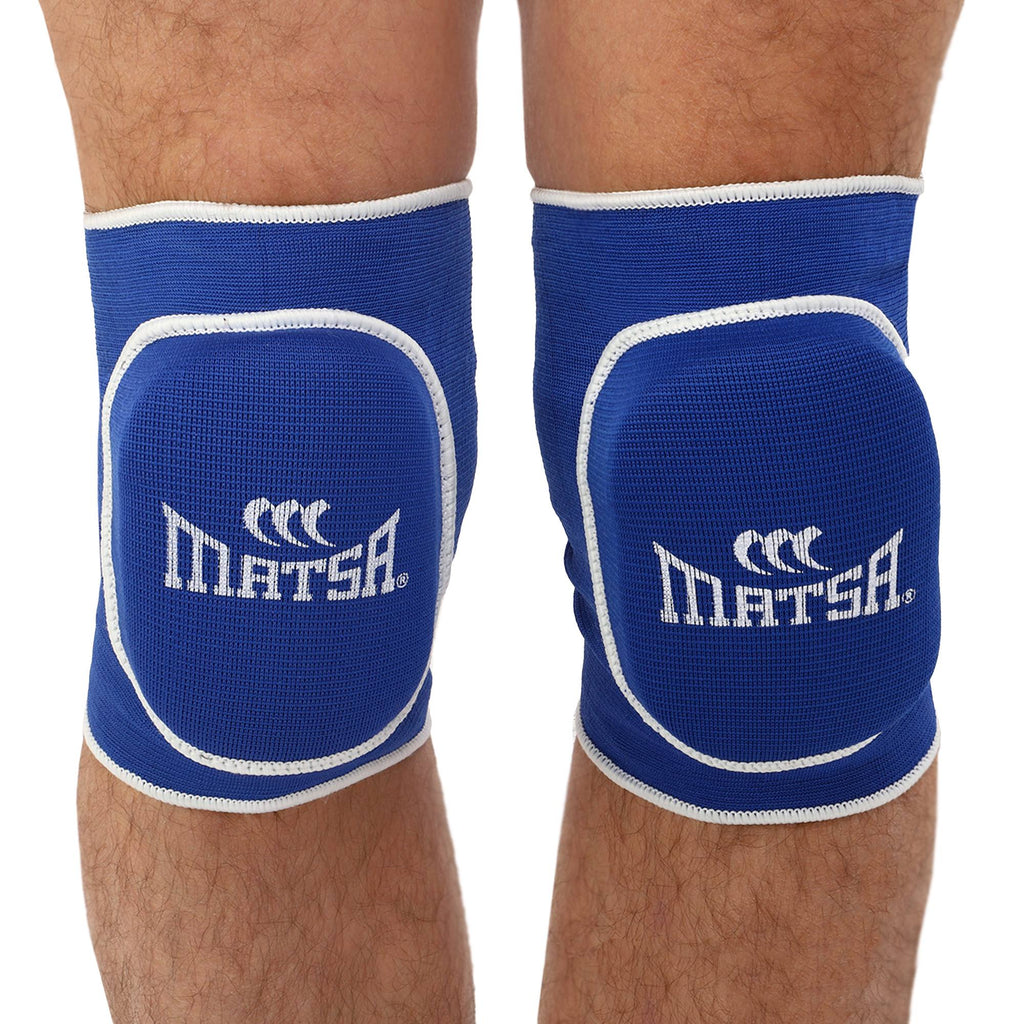 Knee pads MMA, Thaiboxing, Kickboxing Matsa LA-7754 blue