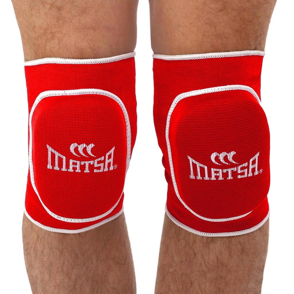 Knee pads MMA, Thaibox, Kickbox Matsa LA-7754 red